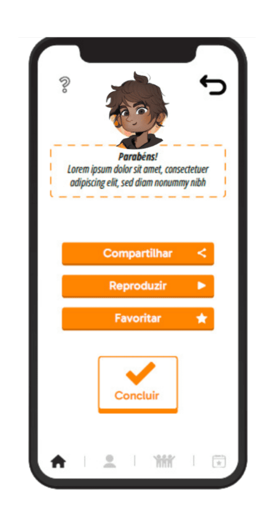 tela ilustrativa do aplicativo Enkantum