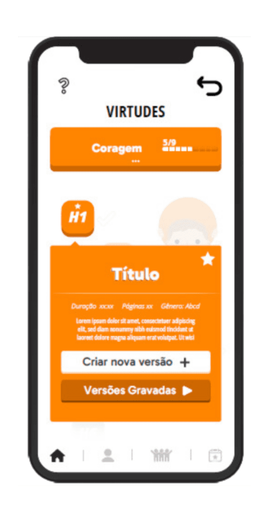 tela ilustrativa do aplicativo Enkantum